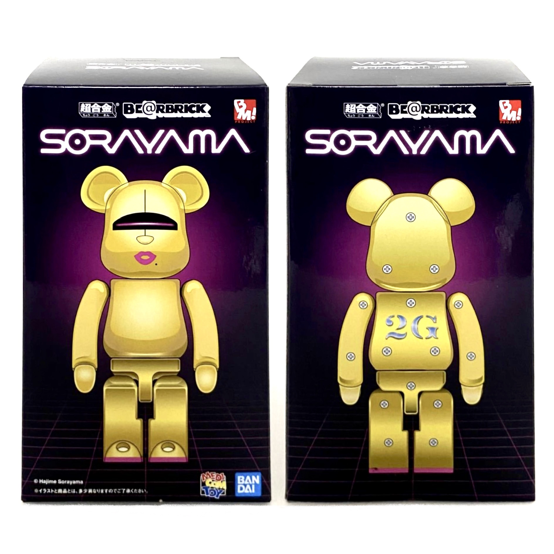 超合金 BE@RBRICK HAJIME SORAYAMA GOLD www.krzysztofbialy.com