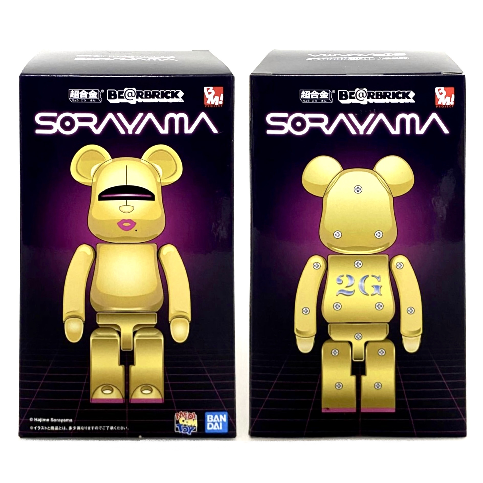 超合金 BE@RBRICK HAJIME SORAYAMA GOLD