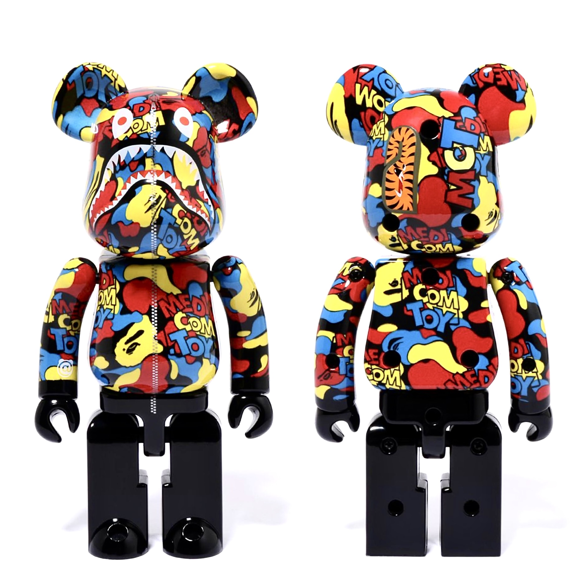 日本最級 BE@RBRICK 超合金 MEDICOM TOY CAMO SHARK fabiolandert.com